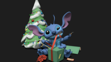 Desktop:3uvsfwveyxg= Stitch Christmas Wallpaper