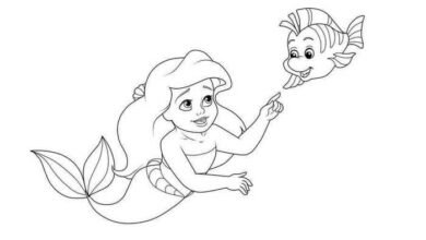 Printable:5jzyihse9oy= Ariel Coloring Pages