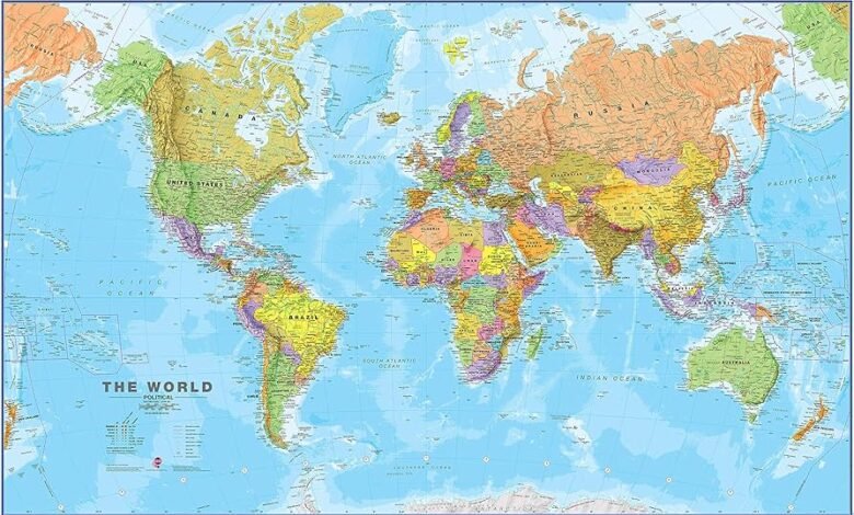 Printable:3ndpw9gdk1s= World Map Labeled