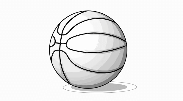 Outline:_Pyregtuvcm= Basketball Clipart