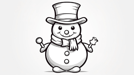 Outline:0fqgav-Hexi= Snowman