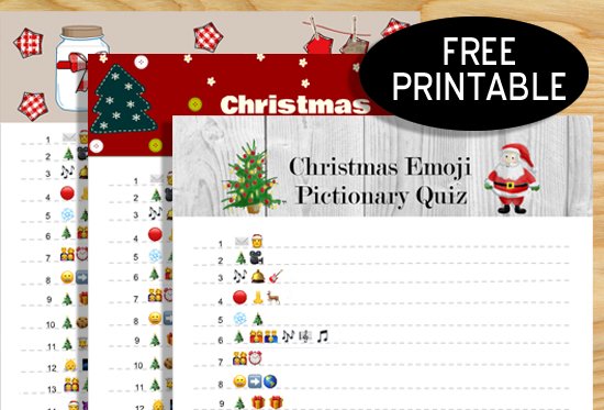 Printable:3f4obqk__Ca= Christmas Emoji Game