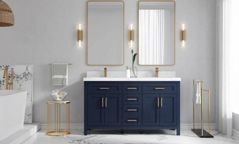 Are Blue Bathroom Vanities Really Hard to Match?