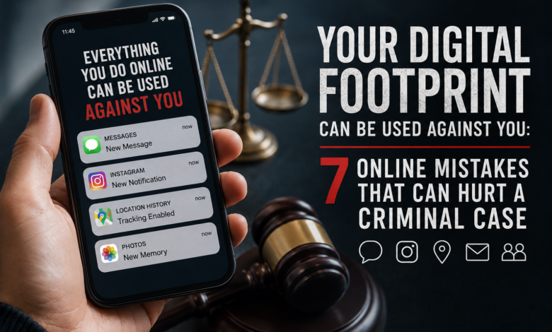 Your Digital Footprint Can Be Used Against You: 7 Online Mistakes That Can Hurt a Criminal Case